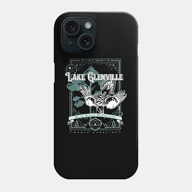 lake glenville north carolina geobird Phone Case by LeapDaze