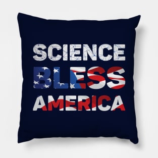 Science Bless America Pillow