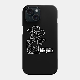 AIM for your life goals Phone Case