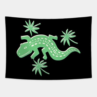 Alligator Safari Tapestry