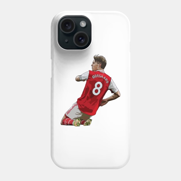 Martin Odegaard Phone Case by Webbed Toe Design's