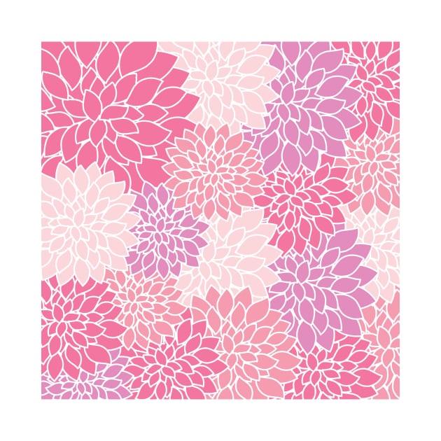 Pink Floral Pattern by FloralPatterns