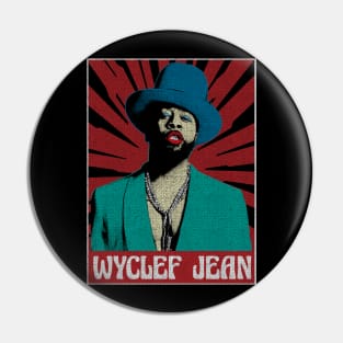 Wyclef jean The Fugees Pop ART Pin