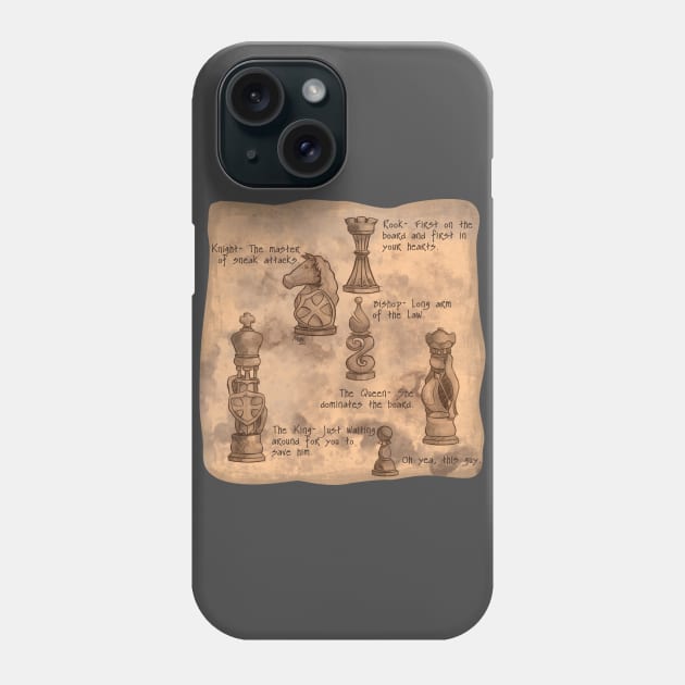 Fantasy Chessmen Phone Case by Nirelle