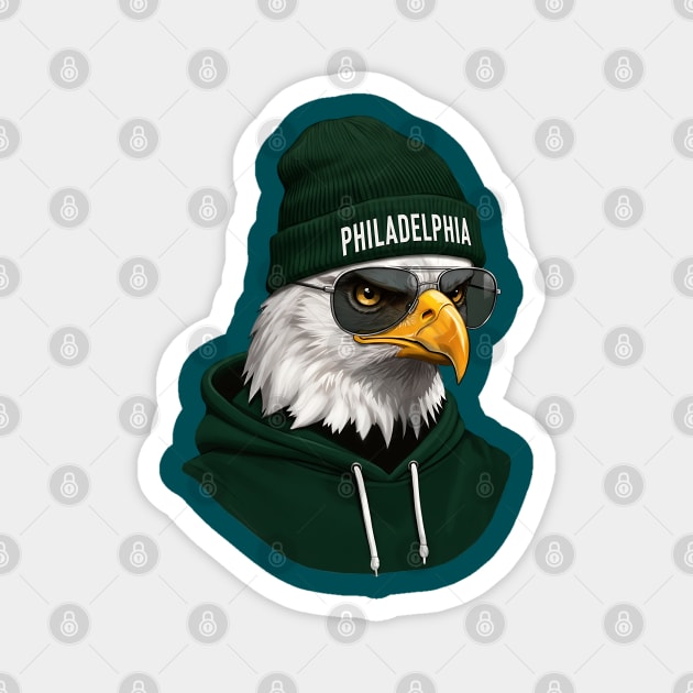 Philadelphia Spirit Animal Eagle Magnet by UrbanLifeApparel