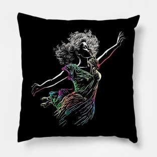 Dancing Woman Pillow