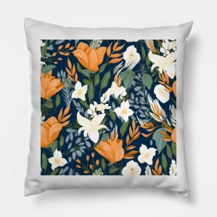 Wedding Flowers Pattern 3 Pillow