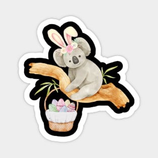 Cute Easter Koala Magnet