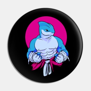 Shark Mixed Martial Arts Fighter Pin