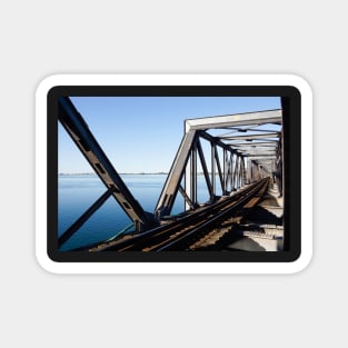 steel railway bridge Magnet