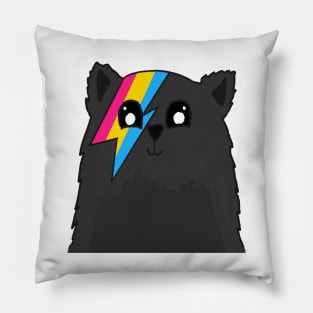 Pansexual Pride Flag Kitty Pillow