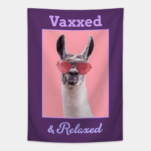 Vaxxed and Relaxed Llama Tapestry