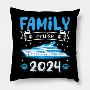 Family Cruise 2024 Making Memories Together Cruising Trip Pillow