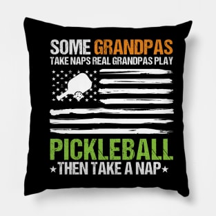 Funny Grandpa Pickleball,Father's Day Racquetball Sport fan Pillow