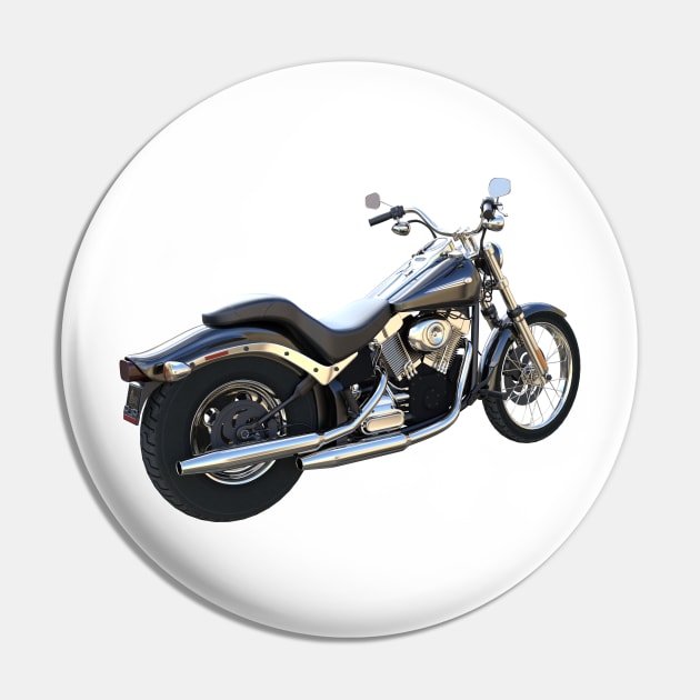 3d of custom blue and chrome motorcycle Pin by Carlosr1946