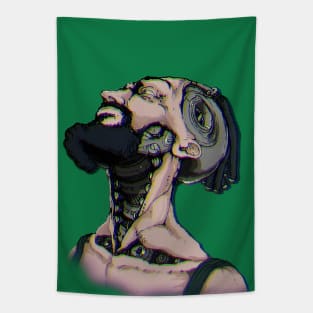 dreamer man cyber robot Tapestry