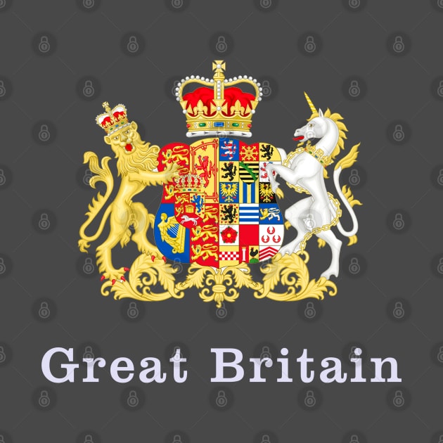 Сoat of arms of Great Britain by Madi's shop