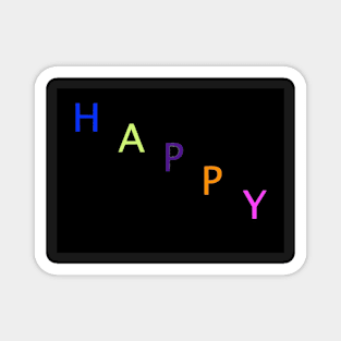 Happy motif Magnet