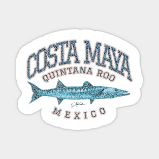 Costa Maya, Quintana Roo, Mexico, Great Barracuda Magnet