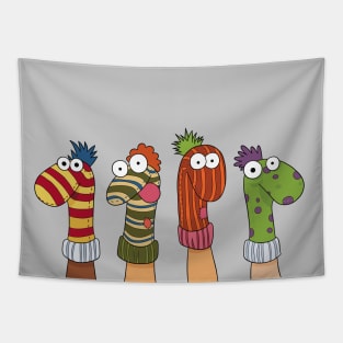 Sock Puppets Tapestry