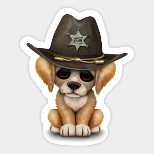Baby Golden Retriever Stickers Teepublic