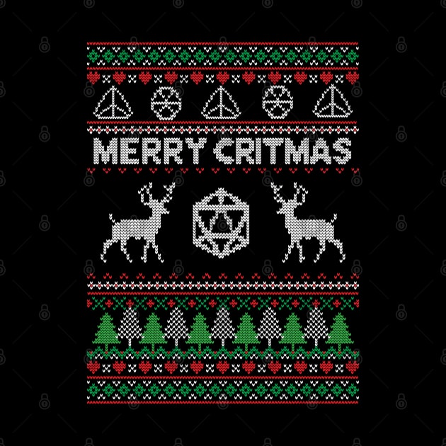 Merry Critmas Ugly Sweater by nimazu
