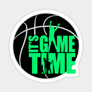 It's Game Time - Green Magnet