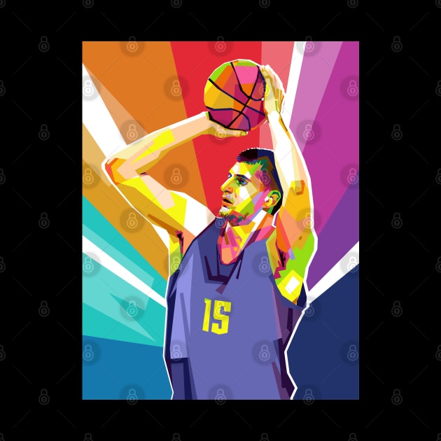 NIKOLA JOKIC POP ART by Vector Baturaja