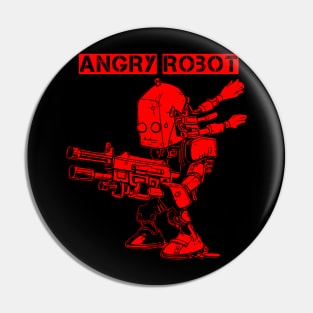 Angry Robot Armed red Pin