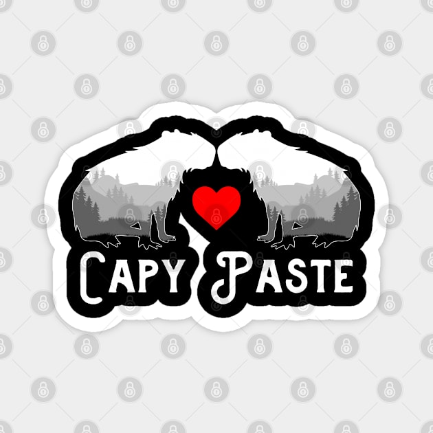 Capybara | Capy Paste | Capy And Paste Magnet by Atelier Djeka