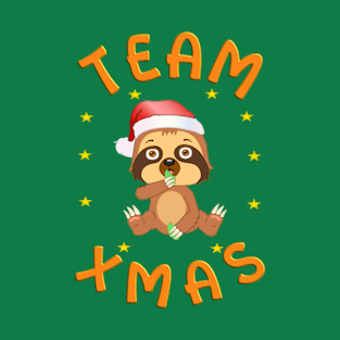 Team Xmas Sloth T-Shirt