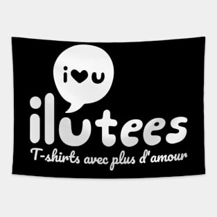 Ilutees : t-shirt avec plus d'amour Tapestry