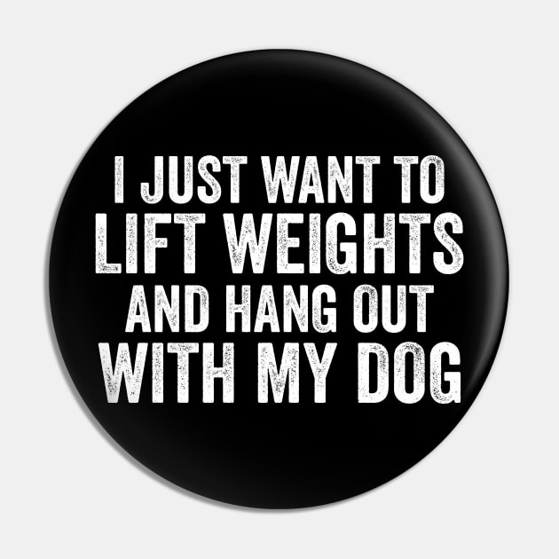 Lift Weights and Hang With My Dog | Workout Tanks or Pin by Y2KSZN