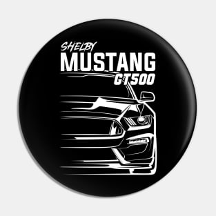 Shelby Mustang GT500 Silhouette Pin