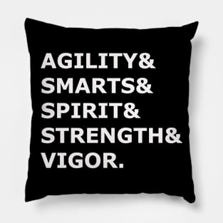 Savage Worlds Character Stats Pillow