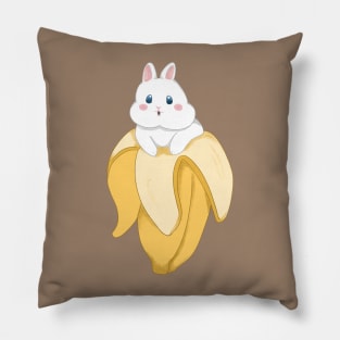 Pop Up Bunny inside Banana _ Bunniesmee Pillow