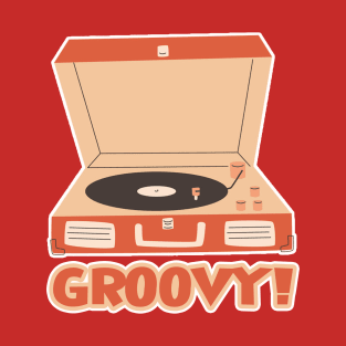 Groovy Record Player T-Shirt