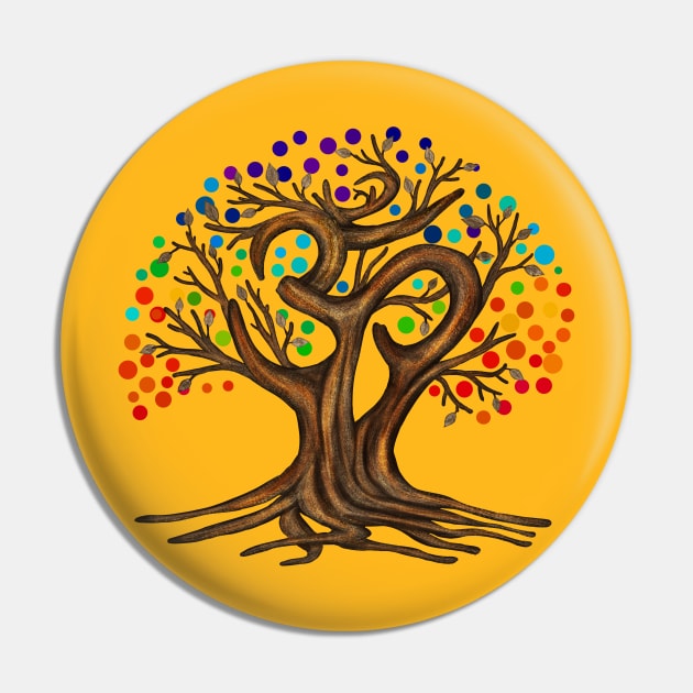 Om Tree Pin by Nartissima