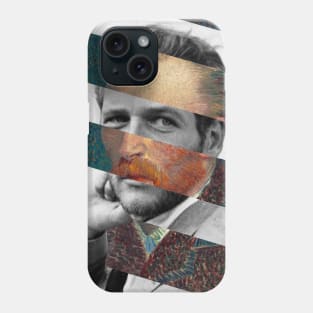 Van Gogh Self Portrait and Paul Newman Phone Case