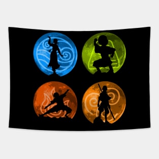 Elemental Warriors Tapestry