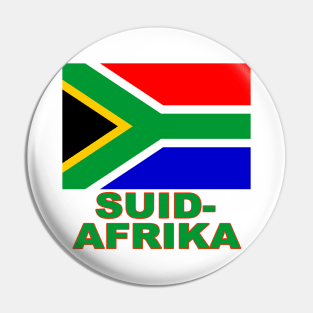 The Pride of South Africa - South African National Flag Design (in Afrikaans) Pin