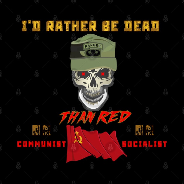 Ranger Patrol Cap - Skull - Ranger Airborne Killem All -Id Rather Be Dead  X 300 by twix123844