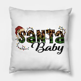 Santa Baby, Vintage Santa Pillow