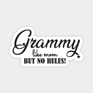 Grammy like mom but no rules ! Magnet