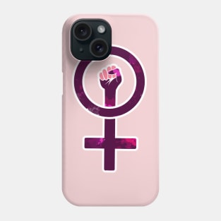 Woman Fist Up Phone Case