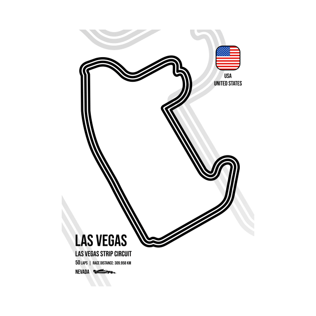 Las Vegas Race Track by RaceCarsDriving