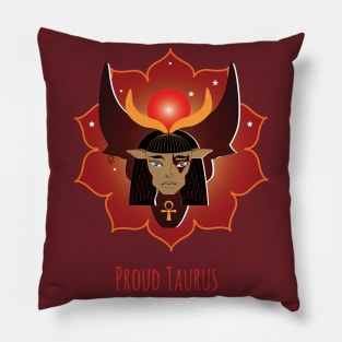 Proud Taurus Pillow