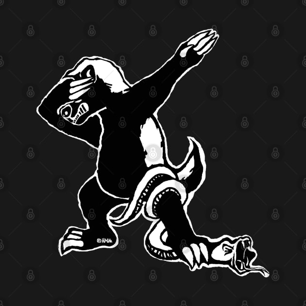 Dabbing Honey badger by NewSignCreation