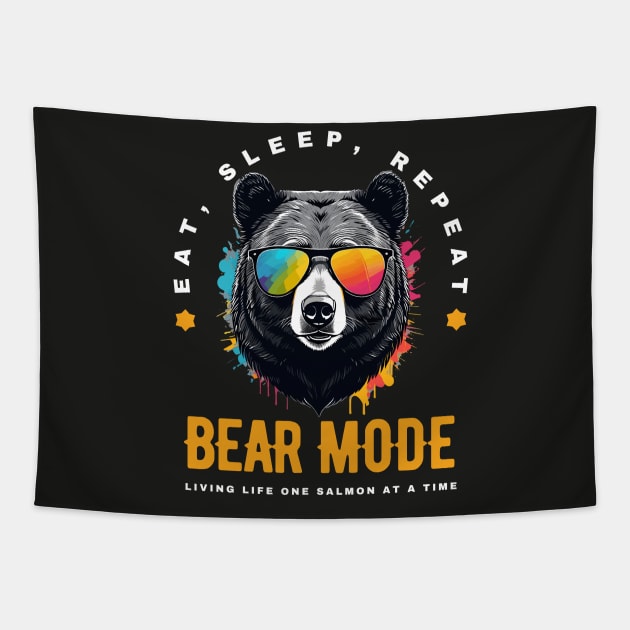 Black Bear Tapestry by Pearsville