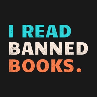 I Read Banned Books Vintage T-Shirt